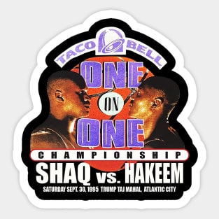 Shaq vs. Hakeem - One on One Sticker